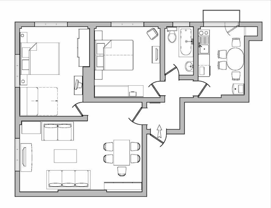 Alegra Apartment In Sofia Downtown Ngoại thất bức ảnh